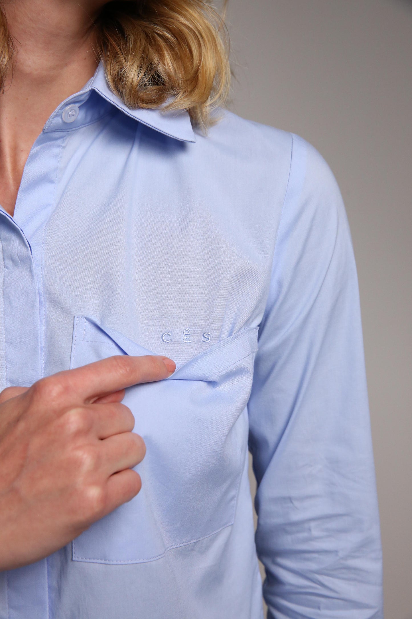 Camisa Azul V