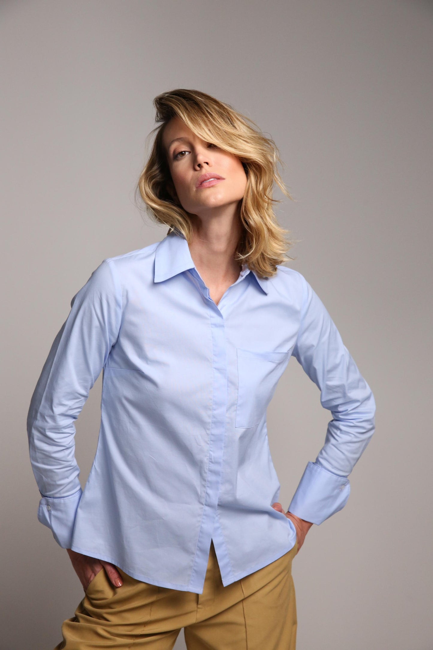 Camisa Azul V
