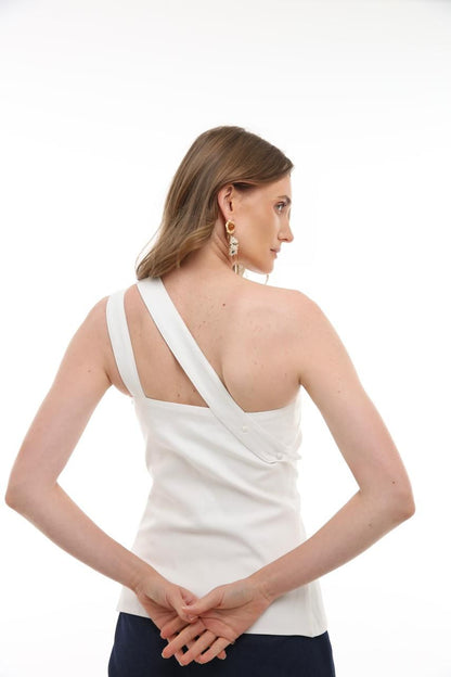 Blusa botões branca