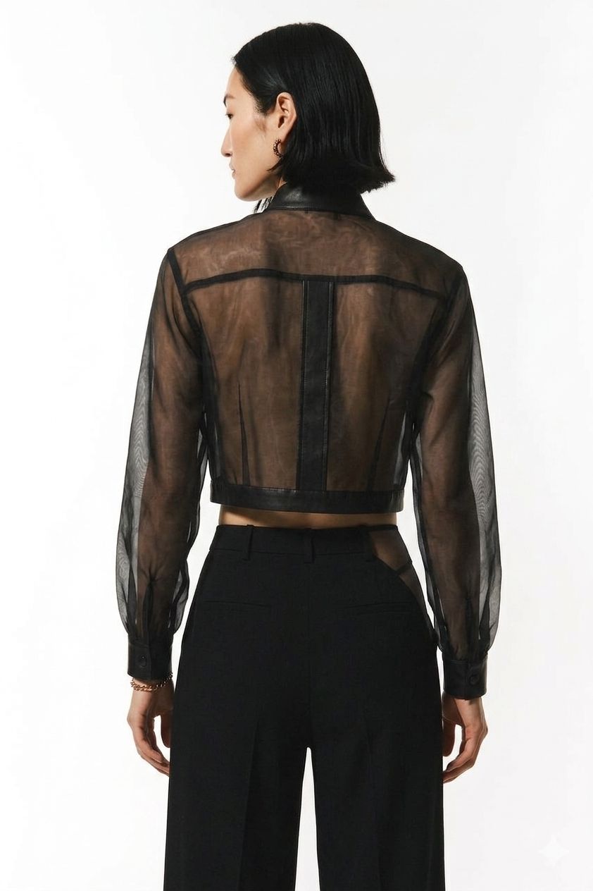 Jaqueta organza