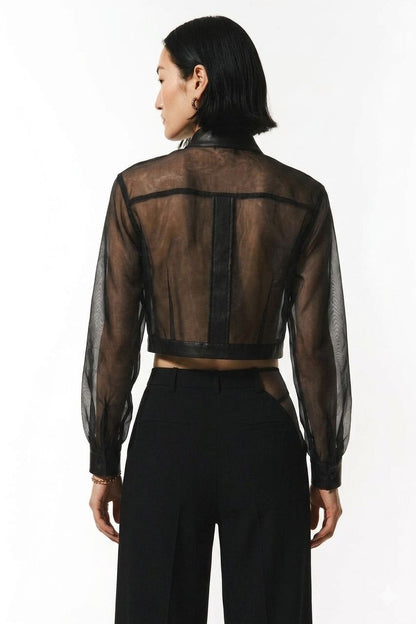 Jaqueta organza