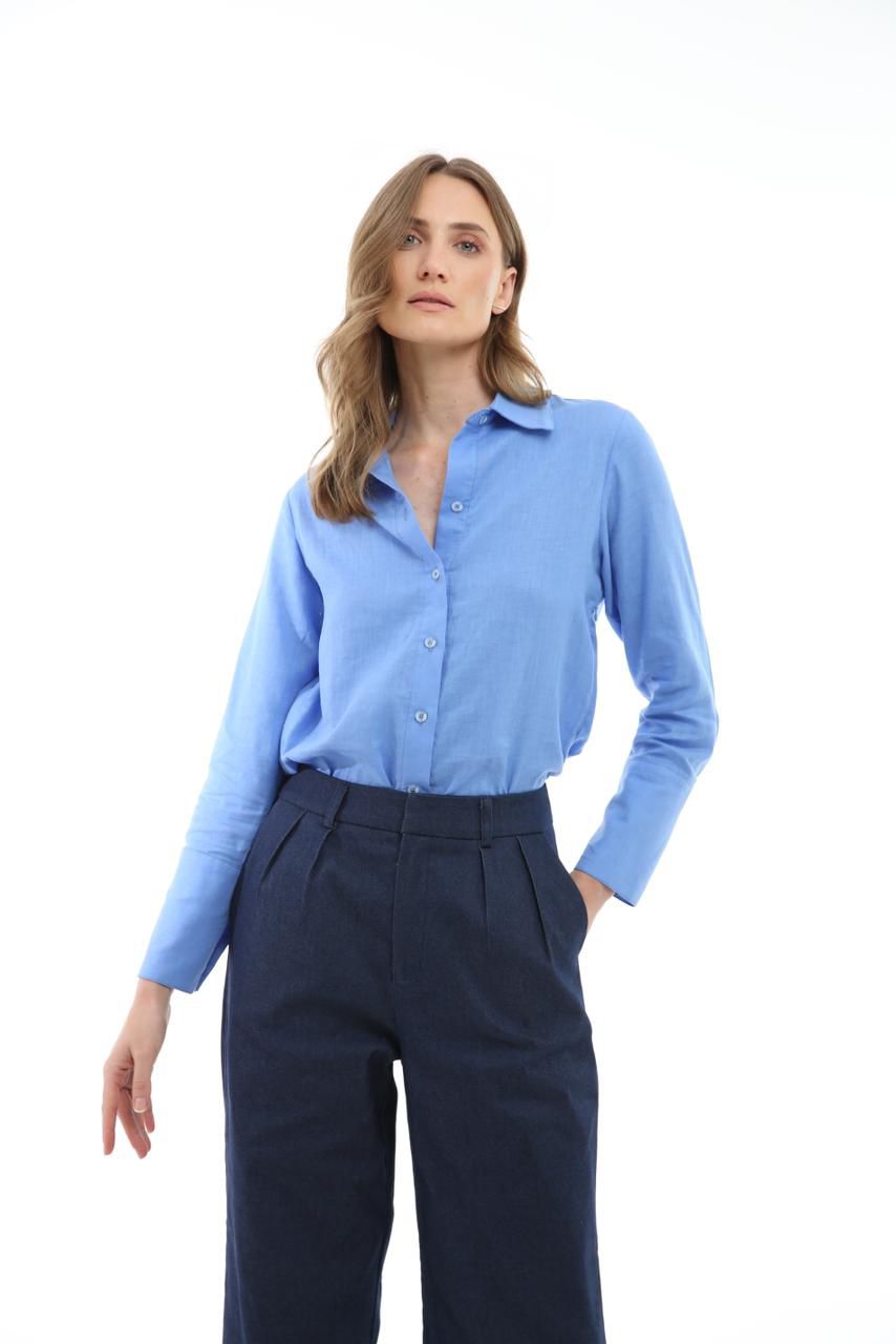 Camisa linho modular