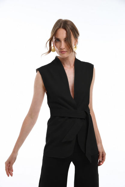 Blusa kimono preto
