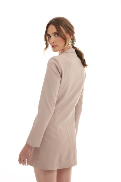 Blazer comprido recortes