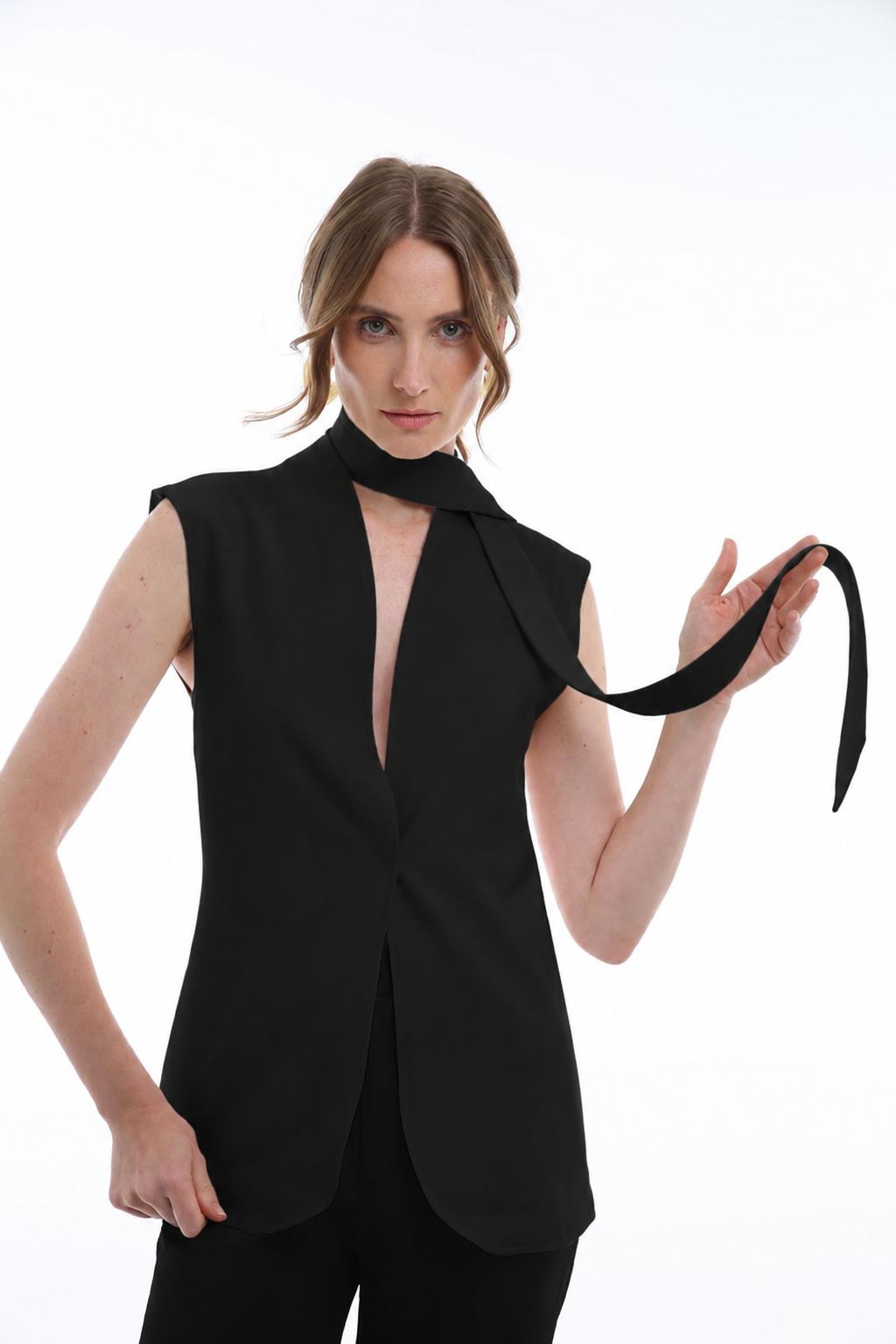 Blusa kimono preto