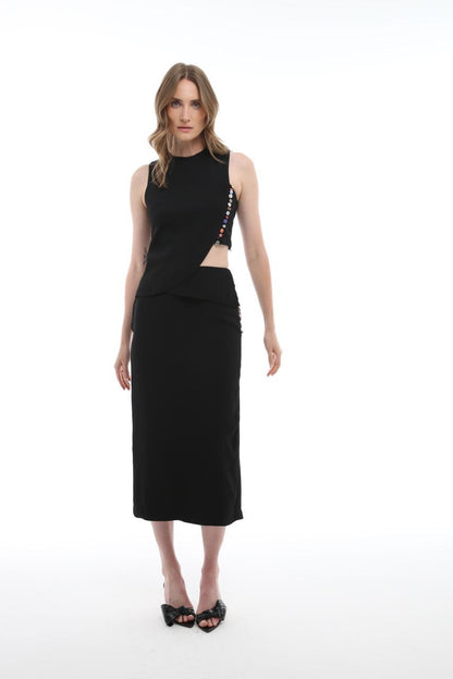 Saia botões coloridos